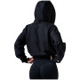 Sweat-shirt femme Nebbia Black zip-up hoodie Power