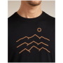 T-shirt fonctionnel homme Icebreaker Merino Blend 125 Cool-Lite™ Sphere SS Tee Across the Peaks