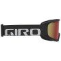 Masques ski Giro Index 2.0 Black Wordmark Amber Scarlet