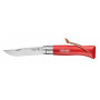 Couteau Opinel VRI N°08 Trekking rouge