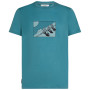 T-shirt homme Icebreaker Men Merino 150 Tech Lite SS Tee In The Wild bleu clair Topaz