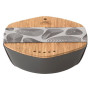 Ensemble vaisselle multi-pièces Robens Leaf Meal Kit girs Anthracite