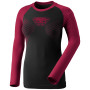 T-shirt fonctionnel femme Dynafit Speed Dryarn W L/S Tee rouge / noir beet red/0910