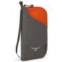 Portefeuille Osprey Document Zip Wallet gris / orange PoppyOrange