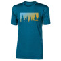 T-shirt homme Progress HRUTUR "FOREST" bleue petrol