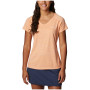 T-shirt femme Columbia Zero Rules orange clair Peach Heather