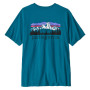 T-shirt homme Patagonia M's Fitz Roy Foothills T-Shirt bleu Glacial Blue