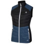 Gilet femme Dare 2b Culmination Wool Vest bleu foncé Black/Orion