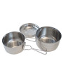 Nerezový ešus Yate Basic - 3 pièces