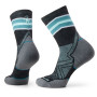 Chaussettes femme Smartwool W Run Targeted Cushion Mid Crew gris / bleu Black