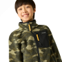 Sweat enfant Regatta Junior Frankie Warm Fleece Bark Green Camo