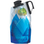 Gourde pliable Platypus DuoLock SoftBottle 0,75l bleue Blue Peaks