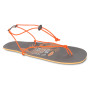 Sandales Lizard Roll Up gris / orange Gray/Orange
