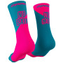 Chaussettes Dynafit No Pain No Gain Sk bleue Ocean Pink Glo