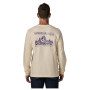 T-shirt homme Patagonia M's L/S MW Hut Tripper Skyline T-Shirt