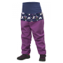 Pantalon polaire bambins Unuo Softshell vzor violet
