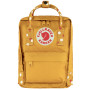 Sac à dos Fjällräven Kanken Mini 7 brun clair Ochre-Confetti Pattern