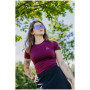 T-shirt femme Zulu Merino Fire 160 Short