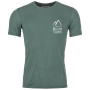 T-shirt fonctionnel homme Ortovox 120 Cool Tec Mtn Duo Ts M vert / gris arctic grey