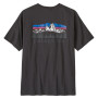 T-shirt homme Patagonia M's Fitz Roy Foothills T-Shirt noir Ink Black