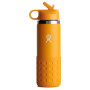 Bouteille enfant Hydro Flask Kids Wide Mouth 20 oz Straw Lid/Boot orange STARFISH