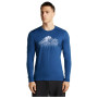 T-shirt fonctionnel homme Icebreaker Men Mer 200 Oasis LS Crewe Rising Light