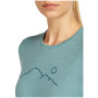 T-shirt fonctionnel femme Icebreaker Women Merino 200 Oasis LS Crewe Rainer Ridge