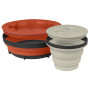 Jeu de bols Sea to Summit X-Seal & Go Set Large gris / rouge Rust/Sand