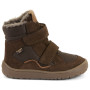 Bottes d'hiver enfant Frodo Barefoot Tex Winter Dark Brown