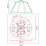 Grande tente familiale Coleman Cortes Octagon 8