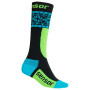Chaussettes hautes Sensor Thermosnow Norway vert Black/Blue