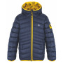Veste d'hiver enfants Loap Intermo bleu / jaune Black Iris | Yellow