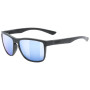 Lunettes soleil Uvex Lgl Ocean 2 P vert Black Mat / Mirror Blue