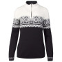 Pull femme Dale of Norway Moritz Fem Sweater noir / blanc Black White Darkcharcoal