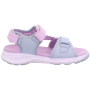 Sandales enfant Superfit Criss Cross Light Blue rose HELLBLAU/LILA