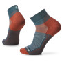 Chaussettes Smartwool Cycle Zero Cushion Ankle Socks bleu / orange twilight blue