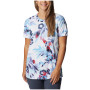 T-shirt fonctionnel femme Columbia Fork Stream™ SS Tee blanc / bleu Vista Blue, Wisterian