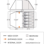 Tente familiale Vango Beta 550XL CLR