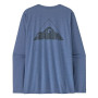 T-shirt femme Patagonia W's L/S Cap Cool Daily Graphic Shirt - Lands
