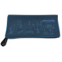 Serviette Pinguin Micro Towel XL 75x150 Map bleue Blue