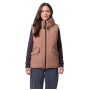 Gilet femme Hannah Dot Vest brun clair beaver fur