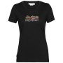 T-shirt femme Icebreaker Tech Lite II SS Tee Mountain Geology vert black