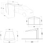 Abri Outwell Fieldcrest Canopy