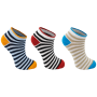 Chaussettes basses pour enfant Pidilidi 3pack PD0131-02