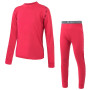 Sous-vêtements fonctionnels enfant Sensor Merino Air Set triko+spodky 2022 rose Magenta