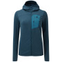 Sweat-shirt femme Mountain Equipment Lumiko Hooded W's Jacket bleu clair MeMajolica/AltoBlue