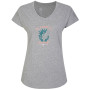 T-shirt femme Dare 2b Finite Tee girs Ash GreyMarl