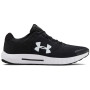 Chaussures de running hommes Under Armour Micro G Pursuit BP noir / blanc Black/White/White