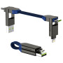 Câble données et chargement Rolling Square inCharge X 6v1 bleue blue