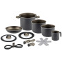 Jeu de casseroles Brunner Torralta Ø 22 cm gris / noir